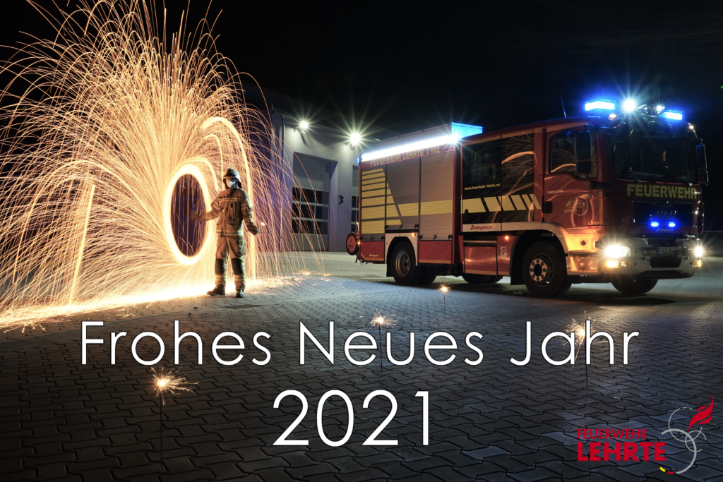 Feuerwehr Lehrte - 20210101 Neujahr